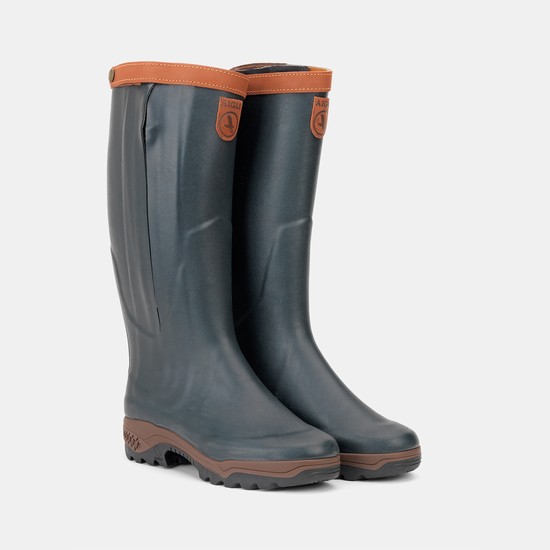 Aigle The Fully Leather-lined Anti-fatigue Boot, With A Built-in Zip That Makes It Easy To Slip On A